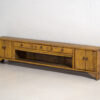 Mueble de TV antiguo de color amarillo (c.1900) #33