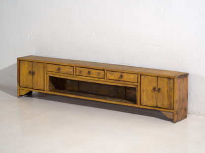 Antique yellow TV cabinet (c.1900) #33