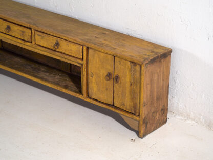 Antique yellow TV cabinet (c.1900) #33 - Image 24