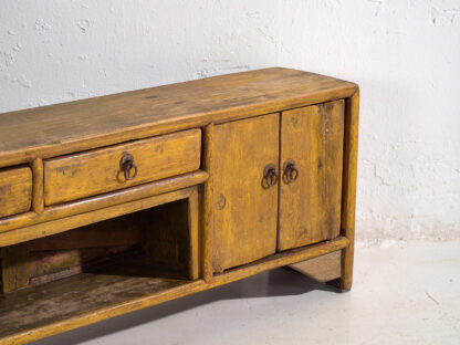 Antique yellow TV cabinet (c.1900) #33 - Image 6