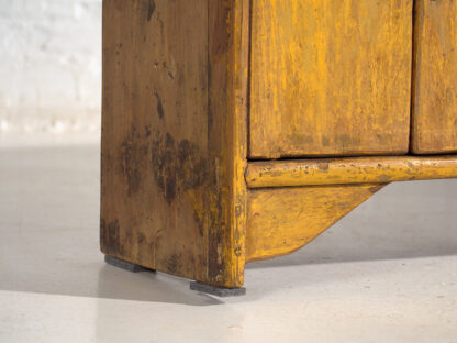 Antique yellow TV cabinet (c.1900) #33 - Image 8