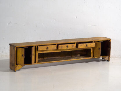 Antique yellow TV cabinet (c.1900) #33