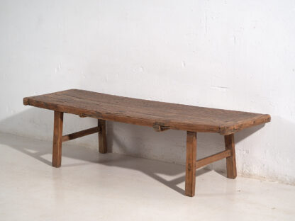 Mesa baja antigua de estilo wabi sabi (c.1900) #37