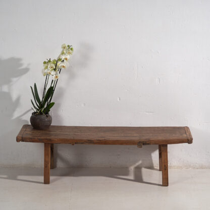 Mesa baja antigua de estilo wabi sabi (c.1900) #37