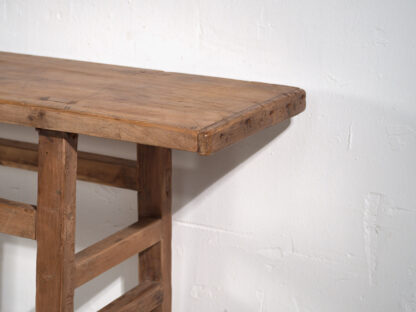 Antique solid wood console table (c.1900) #38 - Image 11