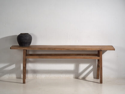 Antique solid wood console table (c.1900) #38