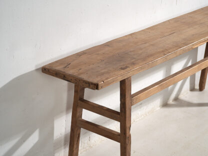 Antique solid wood console table (c.1900) #38 - Image 14