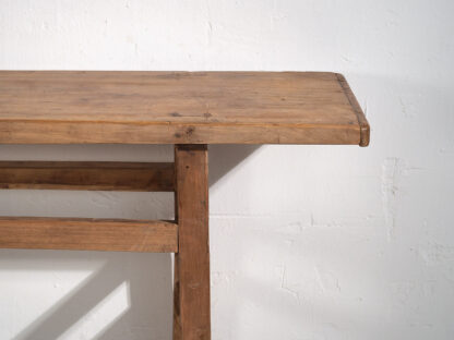 Antique solid wood console table (c.1900) #38 - Image 8
