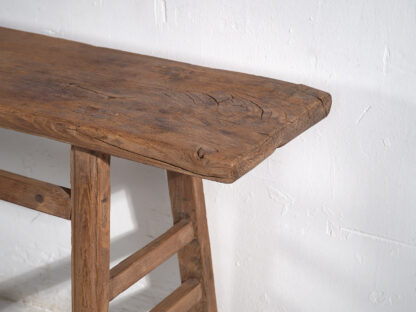Mesa consola antigua de madera maciza (c.1900) #44 - Imagen 11