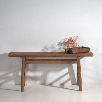 Mesa consola antigua de madera maciza (c.1920) #44