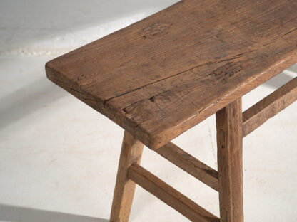 Mesa consola antigua de madera maciza (c.1900) #44 - Imagen 4