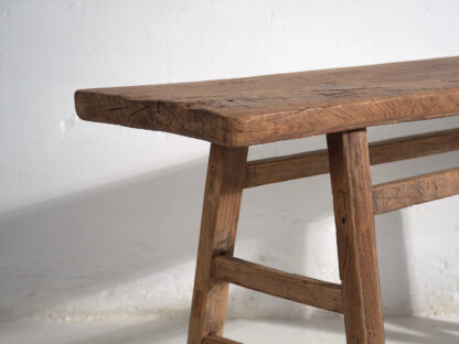 Mesa consola antigua de madera maciza (c.1900) #44 - Imagen 6