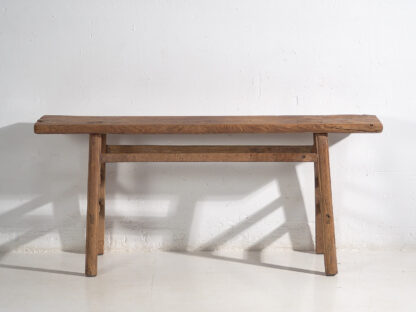 Mesa consola antigua de madera maciza (c.1920) #44