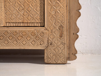 Antiguo mueble TV tallado a mano (c.1900) #53 - Imagen 13
