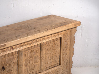 Antiguo mueble TV tallado a mano (c.1900) #53 - Imagen 4