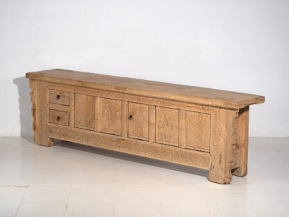 Antiguo mueble TV tallado a mano (c.1900) #53
