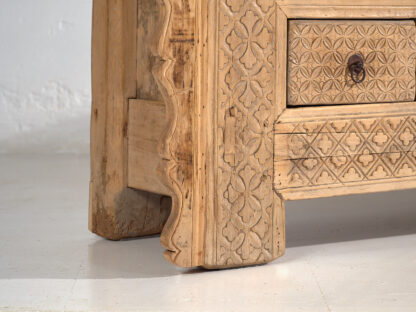 Antiguo mueble TV tallado a mano (c.1900) #53 - Imagen 8
