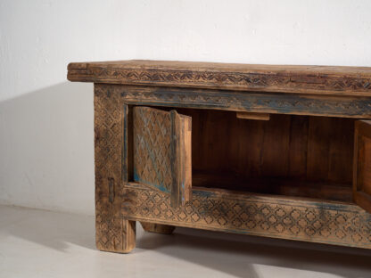 Antiguo mueble TV largo en tonalidades azules (c.1850) #57 - Imagen 12