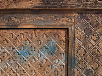 Antiguo mueble TV largo en tonalidades azules (c.1850) #57 - Imagen 15