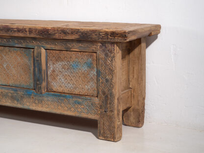 Antiguo mueble TV largo en tonalidades azules (c.1850) #57 - Imagen 16