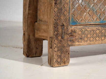 Antiguo mueble TV largo en tonalidades azules (c.1850) #57 - Imagen 3
