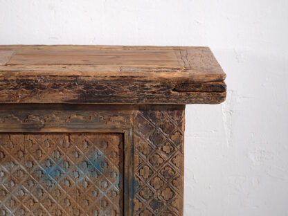 Antiguo mueble TV largo en tonalidades azules (c.1850) #57 - Imagen 6
