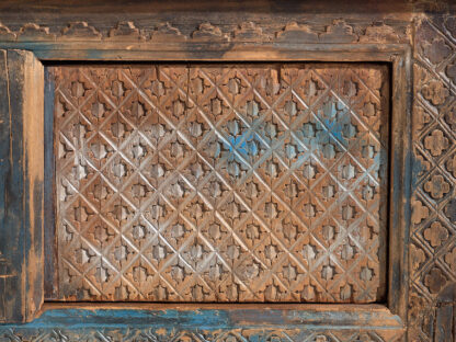Antiguo mueble TV largo en tonalidades azules (c.1850) #57 - Imagen 8