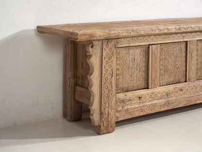 Antiguo mueble de TV tallado (c.1850) #60 - Imagen 19
