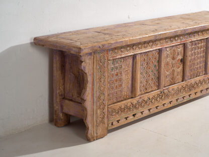 Antique carved sideboard with violet tones (c.1850) #65 - Image 20
