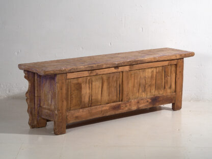 Antique carved sideboard with violet tones (c.1900) #65