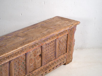 Antique carved sideboard with violet tones (c.1850) #65 - Image 4