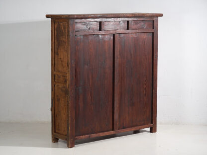 Antique Chinese solid wood antique ethnic cabinet (c.1900) #74