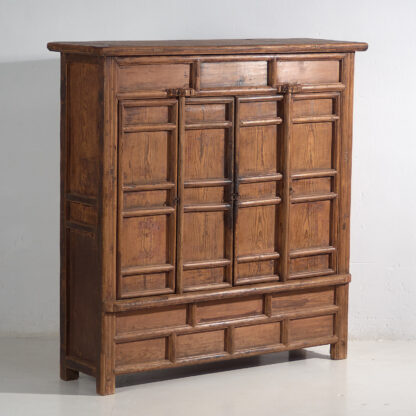 Antique Chinese solid wood antique ethnic cabinet (c.1900) #74