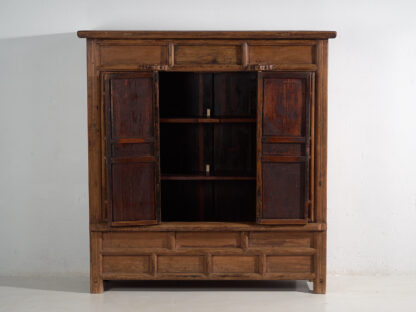 Antique Chinese solid wood antique ethnic cabinet (c.1900) #74