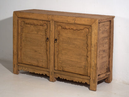 Antique Chinese sideboard with two doors (c.1900) #5
