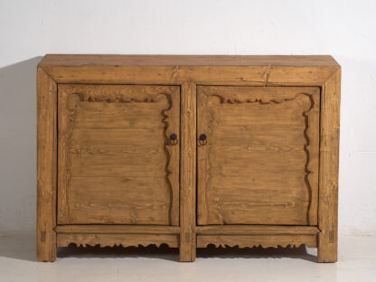 Antique Chinese sideboard with two doors (c.1900) #5