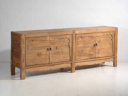 Antique double antique primitive style sideboard (c.1900) #16