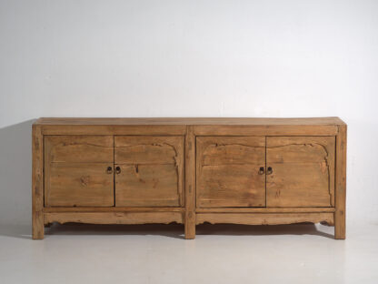 Antique double antique primitive style sideboard (c.1900) #16