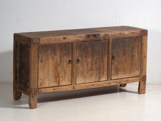 Antique oriental wabi sabi style sideboard (c.1900) #25