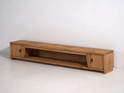Mueble de TV antiguo de estilo wabi sabi (c.1900) #34