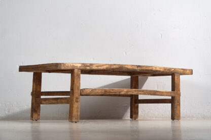 Mesa de centro larga antigua (c.1900) #45