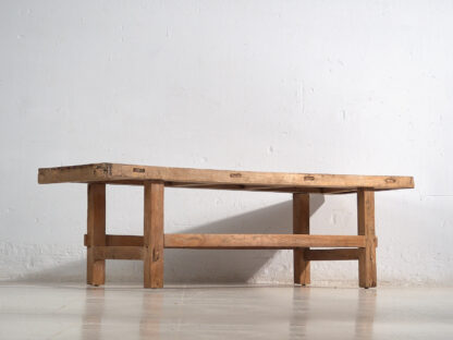Mesa larga de salón antigua (c.1900) #47