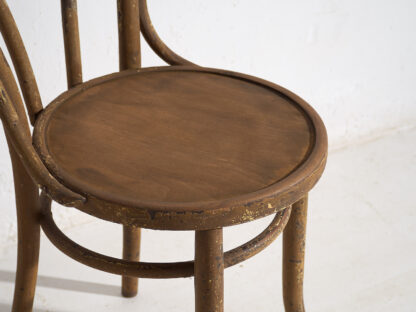 Silla de café antigua de estilo vienés (c.1920) - Imagen 4