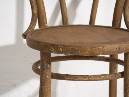 Silla de café antigua de estilo vienés (c.1920) - Imagen 6