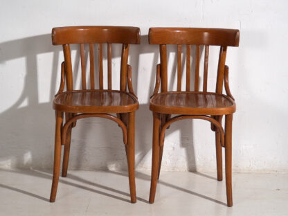 Sillas antiguas de bistró estilo vienés (c.1920). Conjunto de 4 piezas #16