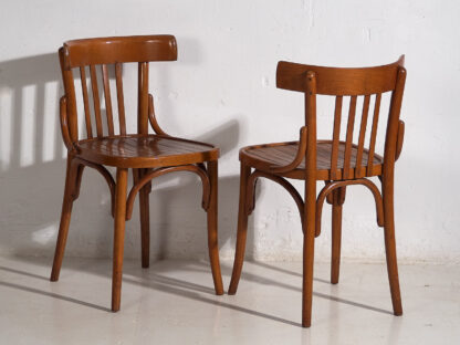Sillas antiguas de bistró estilo vienés (c.1920). Conjunto de 4 piezas #16