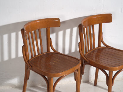 Sillas antiguas de bistró estilo vienés (c.1920). Conjunto de 4 piezas #16 - Imagen 6