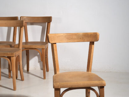 Sillas vintage de estilo vienés (c.1940). Conjunto de 4 piezas #3 - Imagen 2