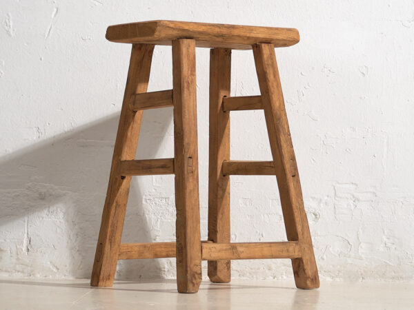 Antique oriental rectangular stool (c.1920) #32 - Image 2