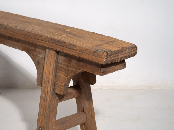 Ancien banc de foyer de style asiatique (c.1870) #40 – Image 9
